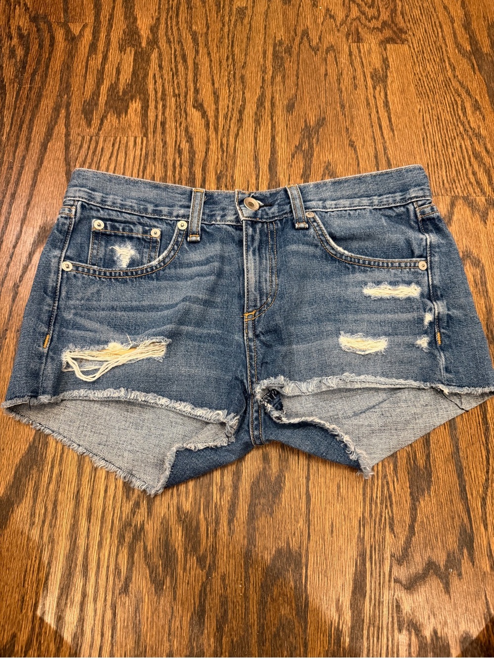 Rag and Bone Women’s Distressed Denim Shorts - 24